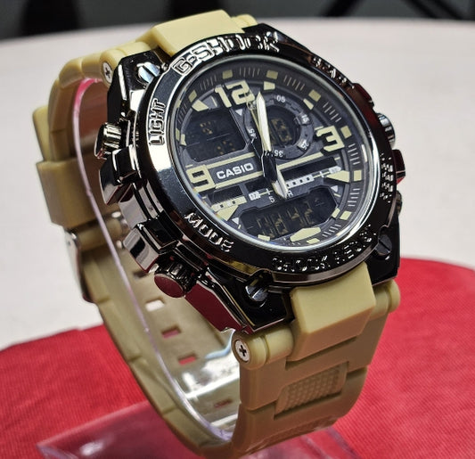 Men's Casio (Masterpiece) Sports Fashion Watch with a Metallic Dial