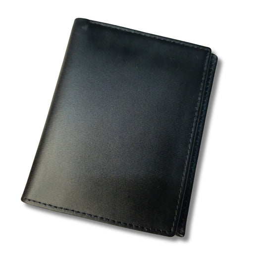 Men’s Executive Slim Black Leather Wallet