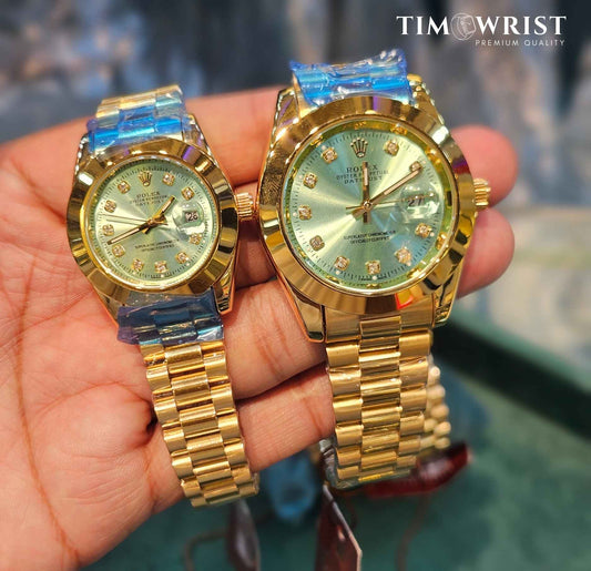 RLX Oyster Perpetual Date Just Luxury Couple's Watch