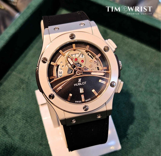 Hublot Geneve (Masterpiece) Inspired Skeleton Dial Watch Luxury Edition
