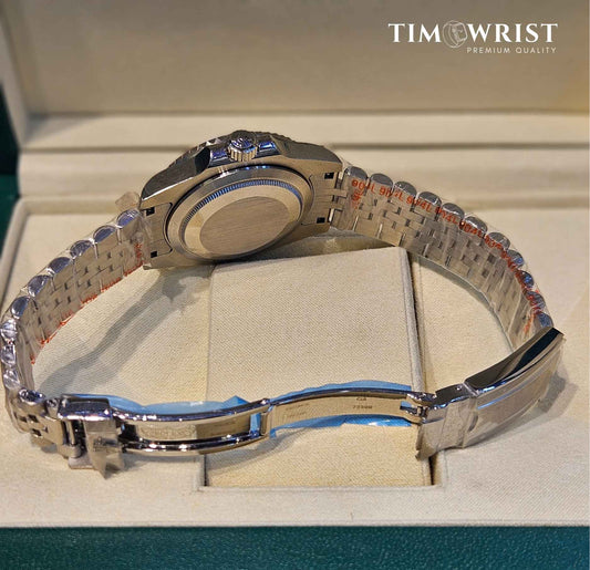 RLX GMT Pepsi Automatic 40 mm | Silver Oyster Chain | High Grade Edition