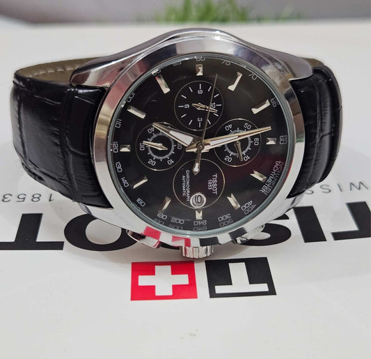 Tissot Chronograph Master Quality Luxury Watch Black - Edition
