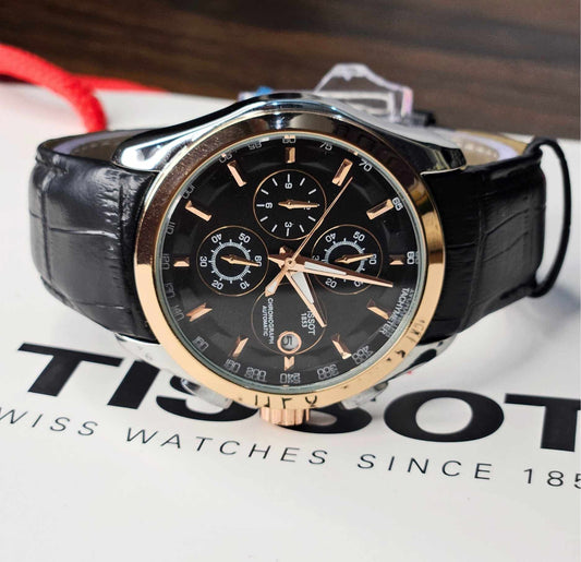 Tissot Chronograph Master Quality Luxury Watch White Dial-Edition