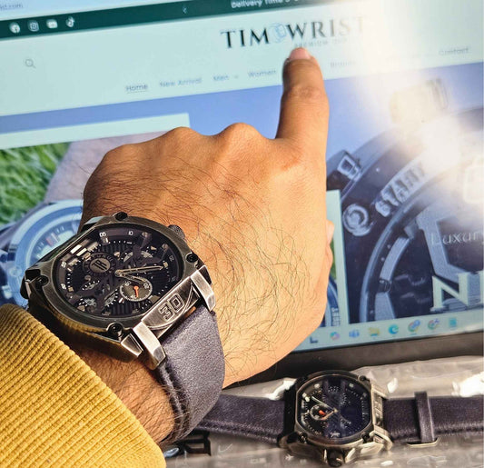 Tubular TB-200988 Branded Luxury Watch with a Sub-Second Display