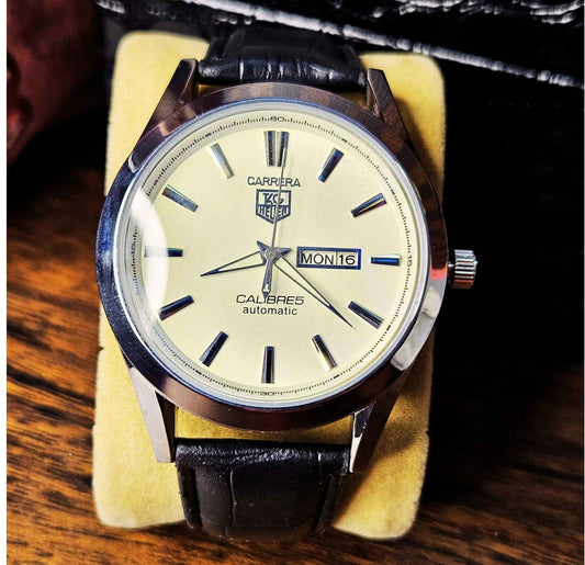 Tag Heuer Calibre 5 (Masterpiece) Men's Luxury Watch White Edition