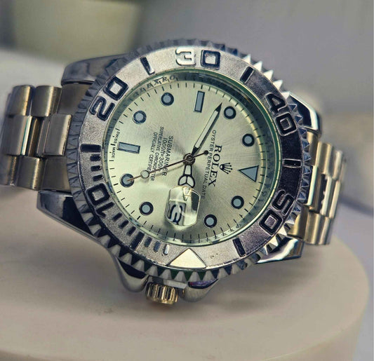Rolex Yacht-Master 40mm 168628 Silver Dial Luxury Edition