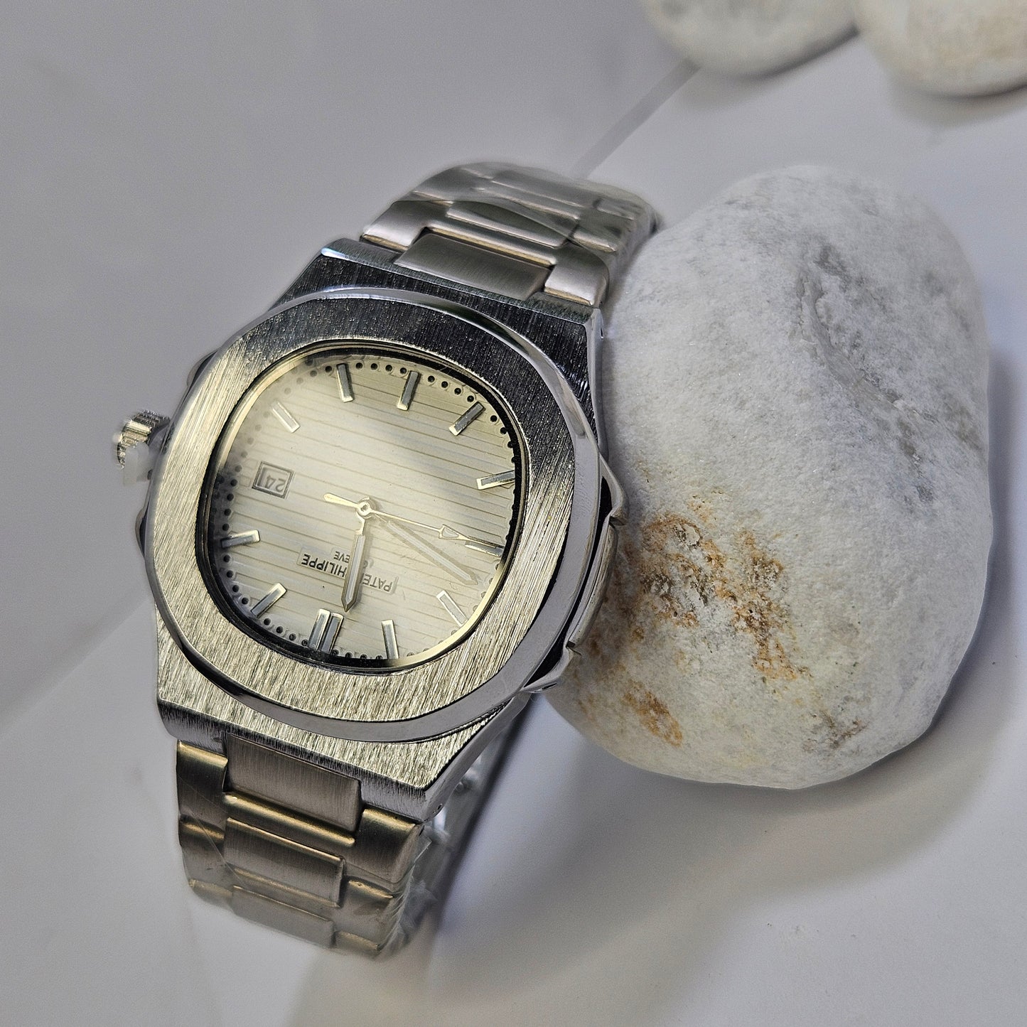 Patek Philippe Geneve (Masterpiece) Stainless Steel Chain Luxury Watch Edition