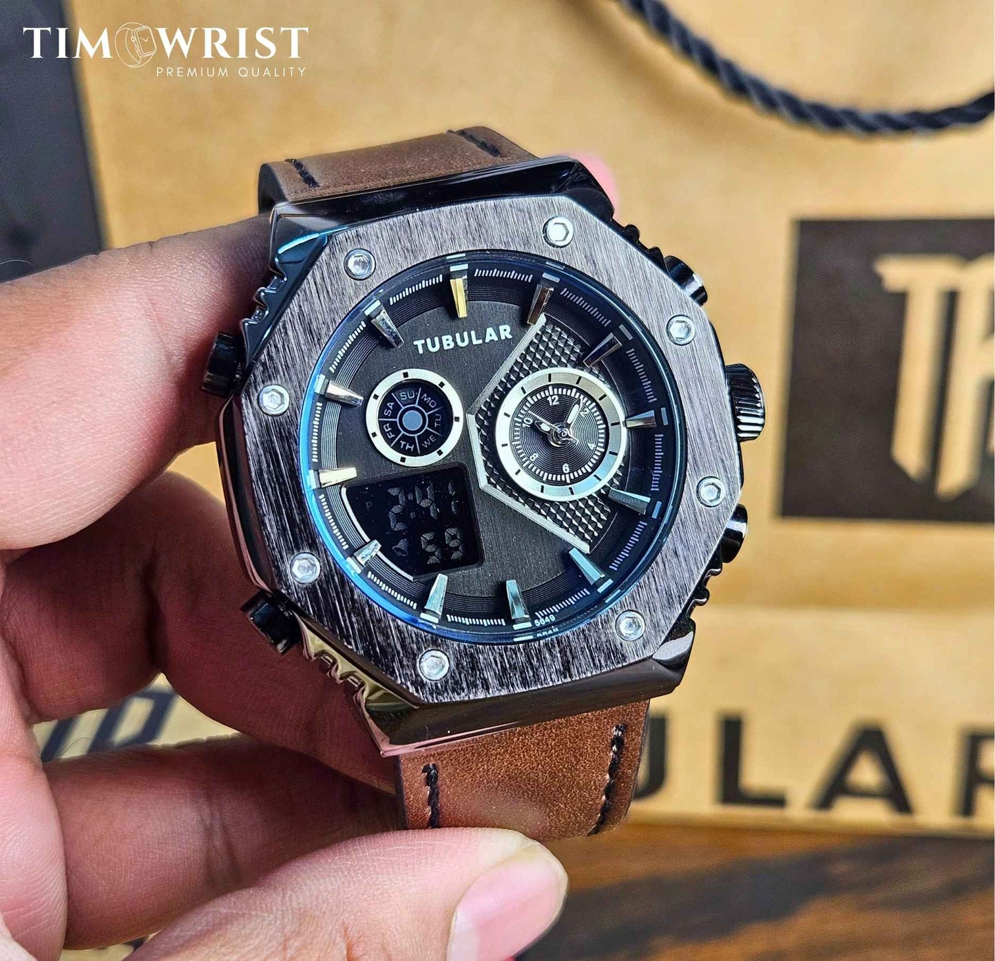 Tubular TB-47900 Branded Men's Watch Luxury Edition