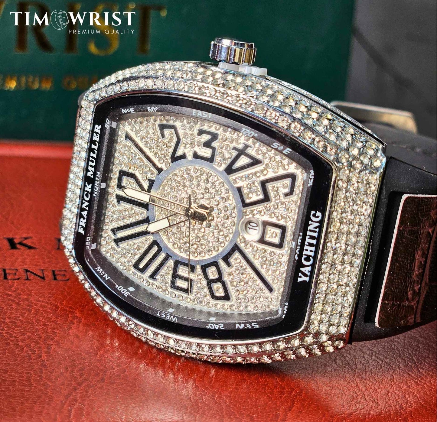 Franck Muller Iced tone (Masterpiece)- Fully Diamond Watch Limited Edition