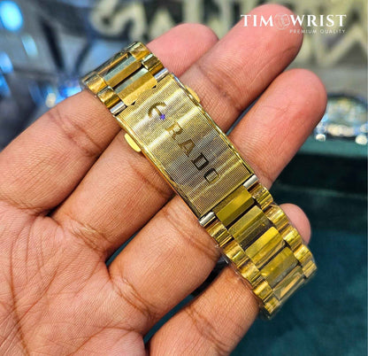 Rado Automatic DayDate Inspired Gold Chain High Grade Men's Watch