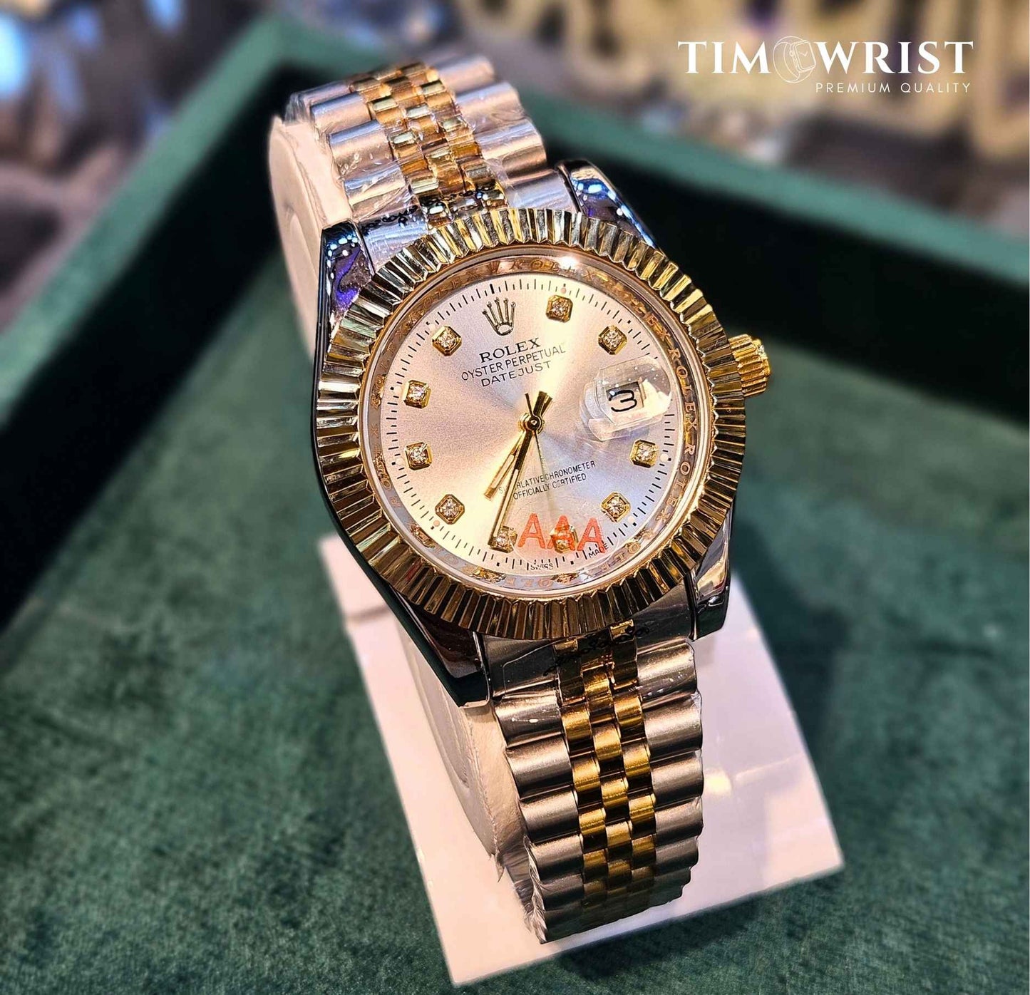 RLX Date Just | Two Tone Chain | Classic Dial | High Grade Watch