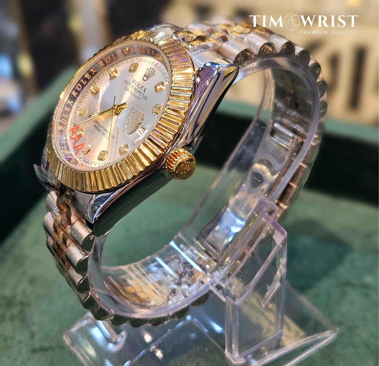RLX Date Just | Two Tone Chain | Classic Dial | High Grade Watch