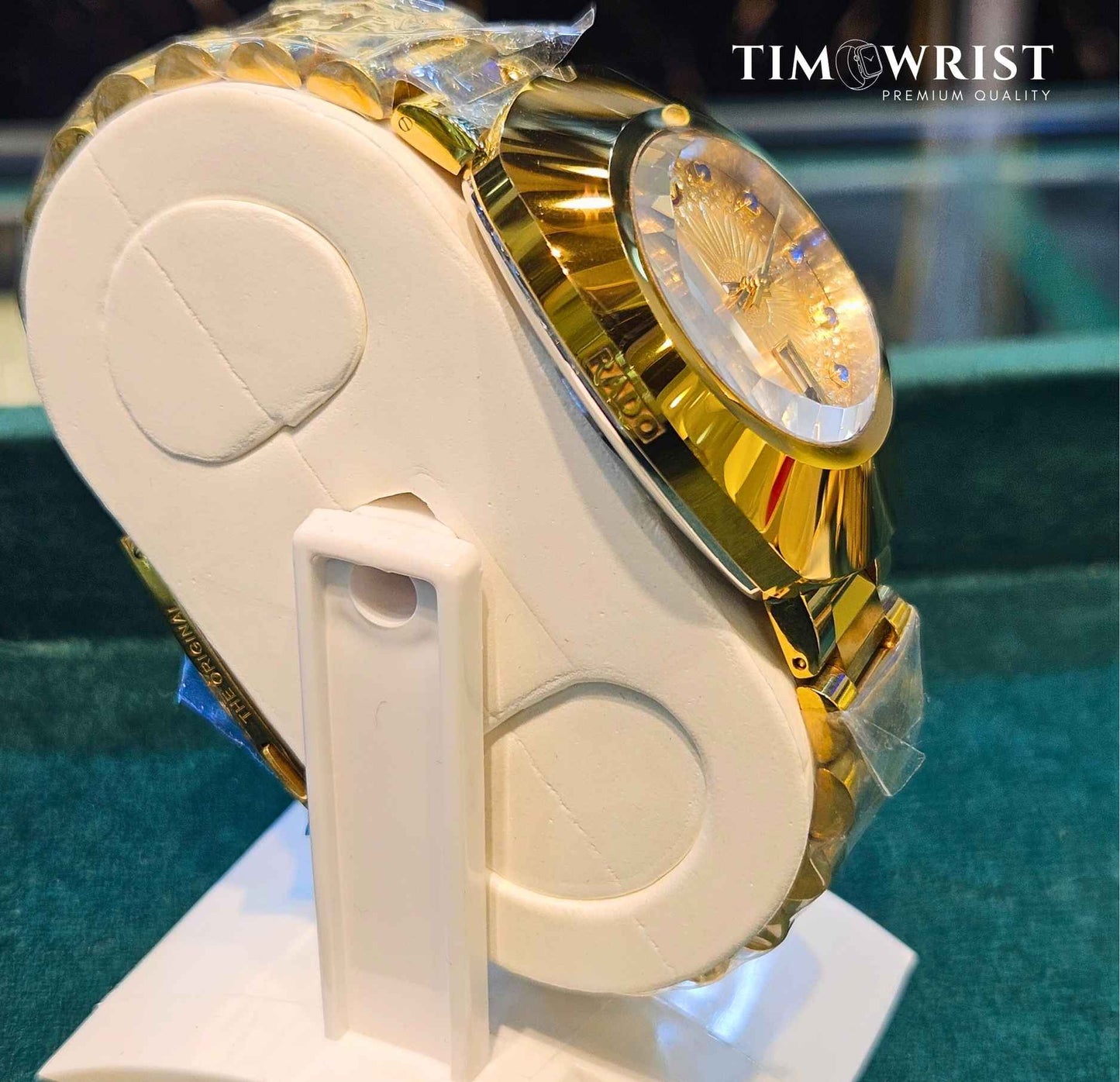 Rado Automatic DayDate Inspired Gold Chain High Grade Men's Watch