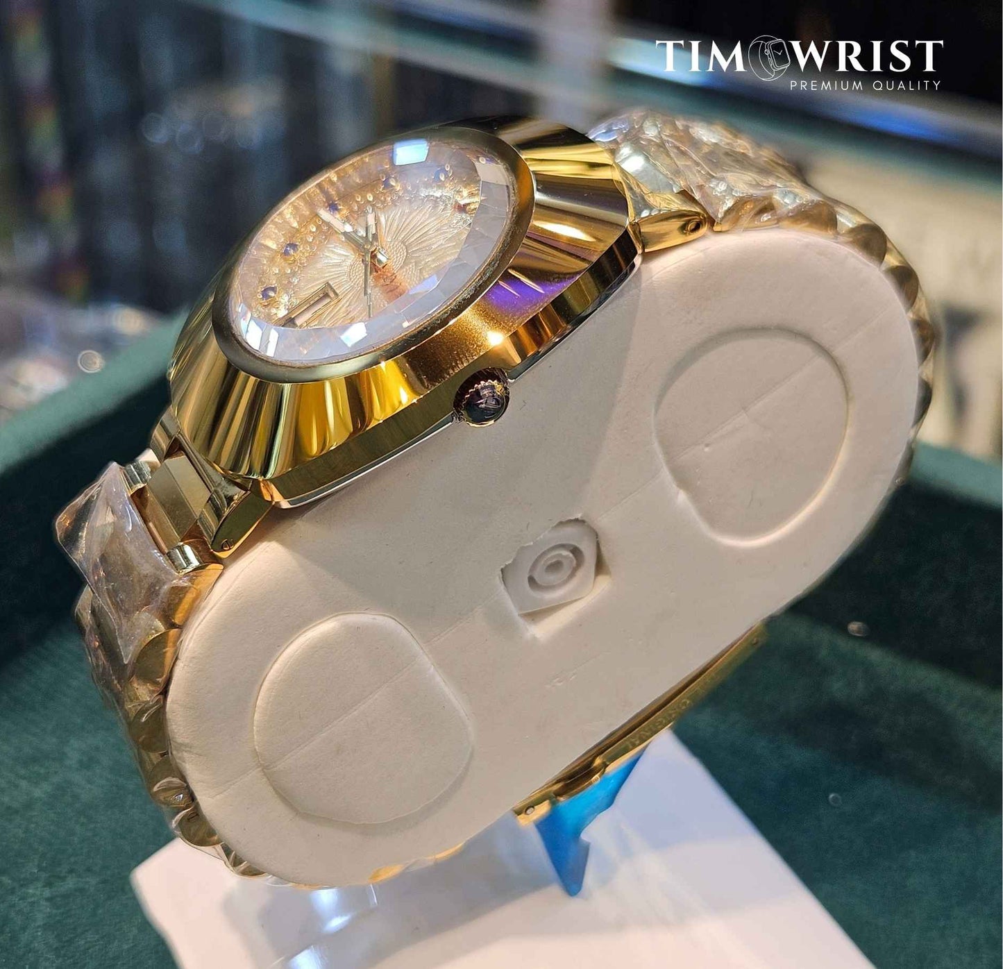 Rado Automatic DayDate Inspired Gold Chain High Grade Men's Watch