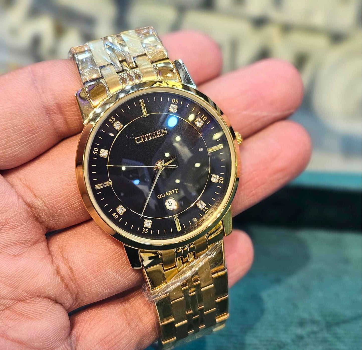 Citizen Gold Chain Inspired Diamond High Grade Watch Edition