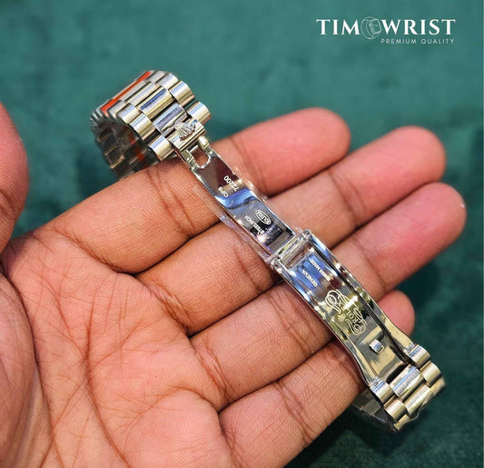 RLX DayDate Automatic | Silver Chain | Brown Classic Dial | High Grade Watch