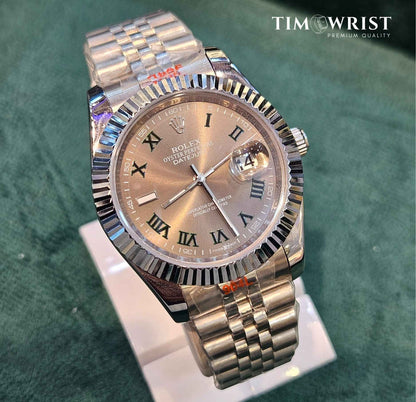 RLX Date Just | Silver Chain | Gray Classic Dial | High Grade Watch