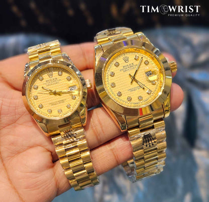 RLX Oyster Perpetual Date Just Luxury Couple's Watch