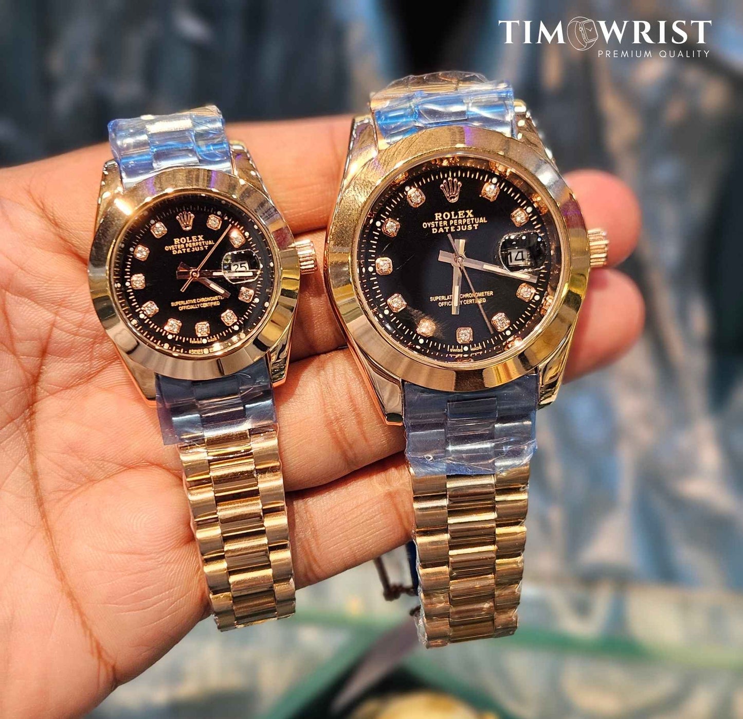 RLX Oyster Perpetual Date Just Luxury Couple's Watch