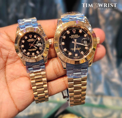RLX Oyster Perpetual Date Just Luxury Couple's Watch