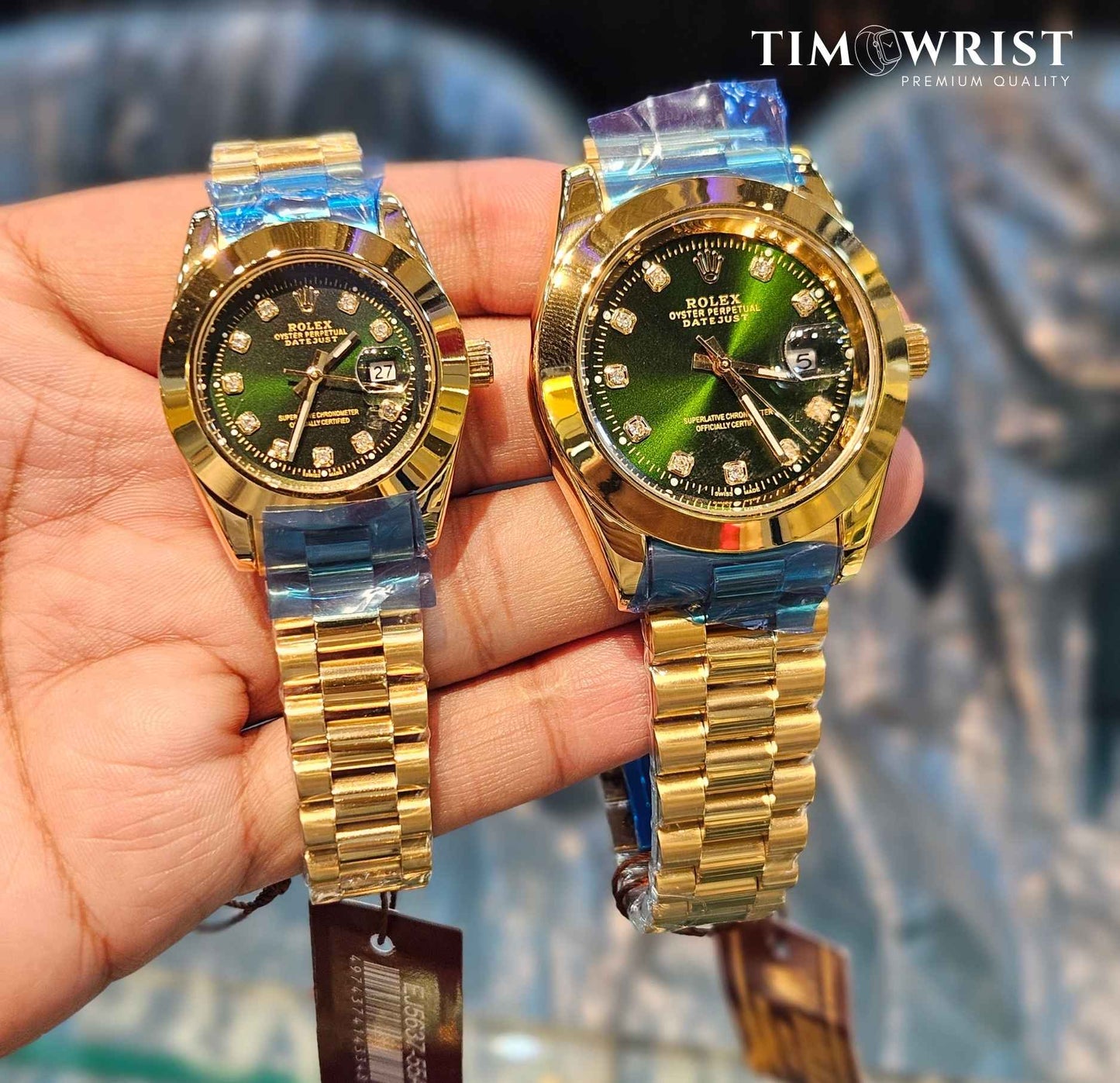 RLX Oyster Perpetual Date Just Luxury Couple's Watch