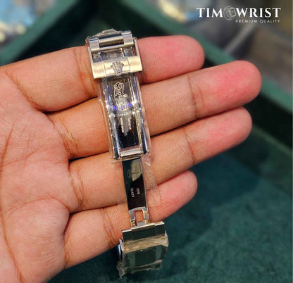RLX Submariner Automatic 40mm | Silver Chain | Green Dial | High Grade Watch