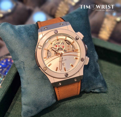 Hublot Geneve (Masterpiece) Inspired Skeleton Dial Watch Luxury Edition