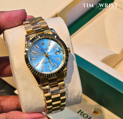 RLX JustDate | Gold Chain | Women's High Grade Watch
