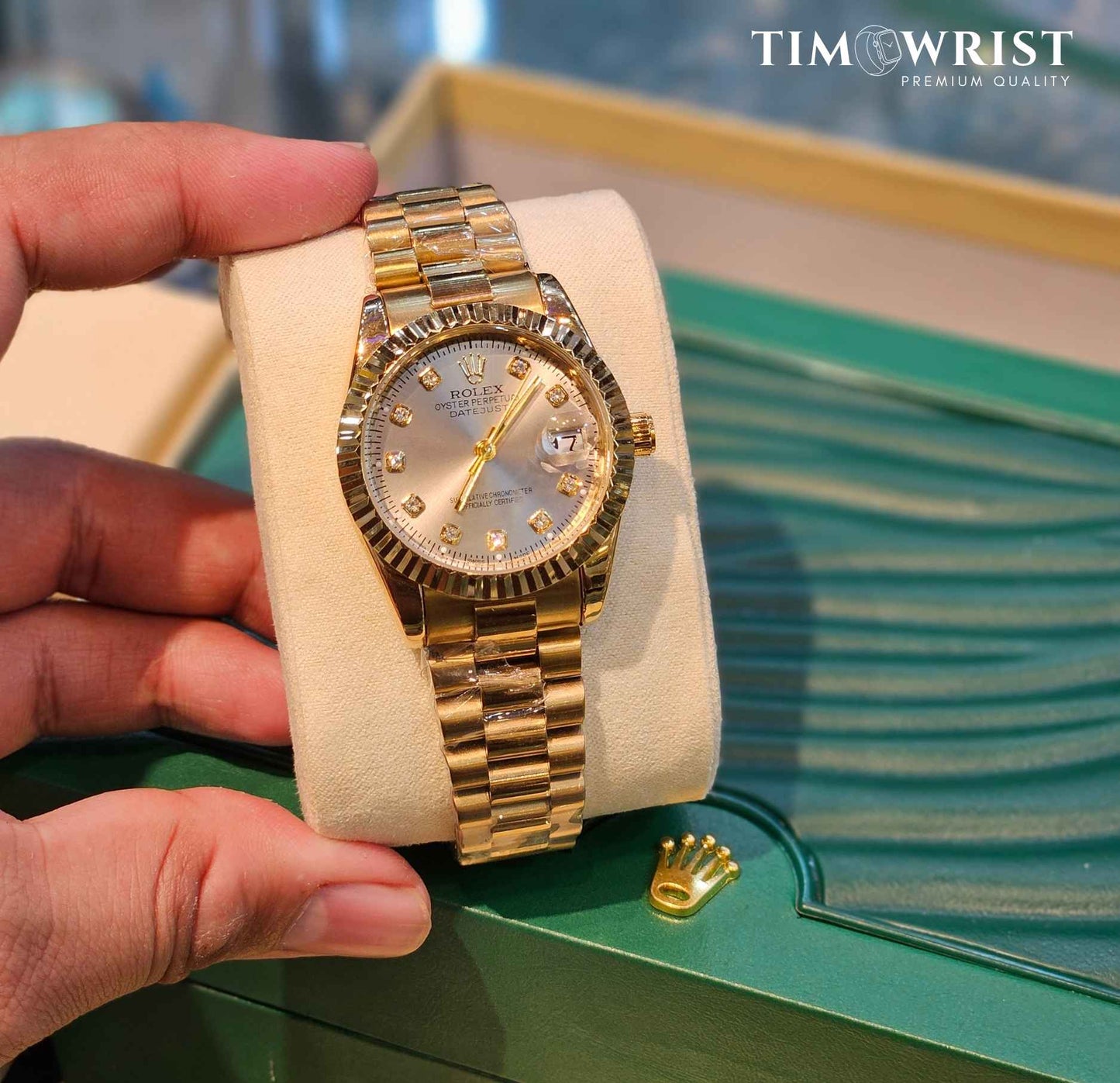 RLX DateJust | Gold Chain | Women's High Grade Watch