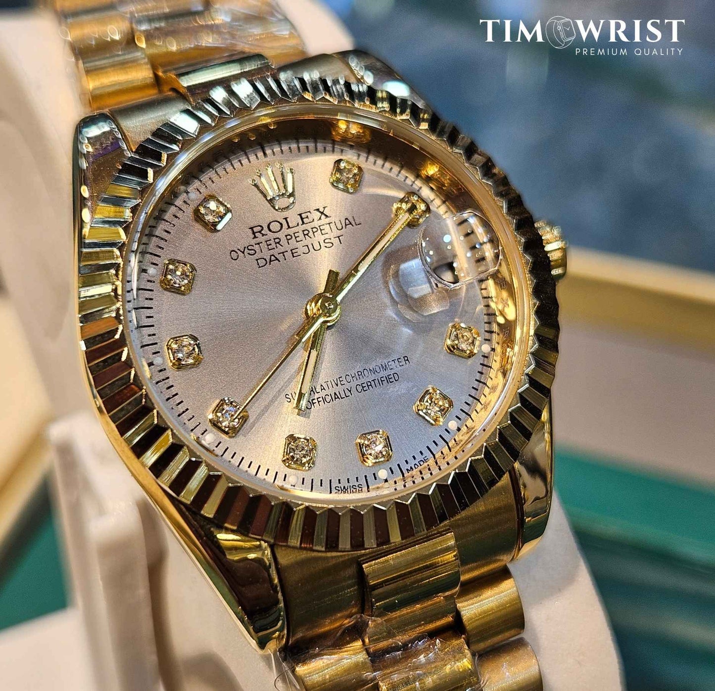 RLX DateJust | Gold Chain | Women's High Grade Watch