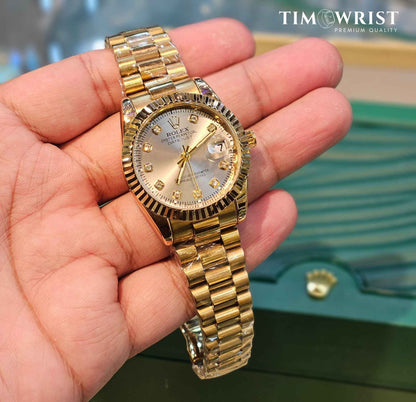 RLX DateJust | Gold Chain | Women's High Grade Watch