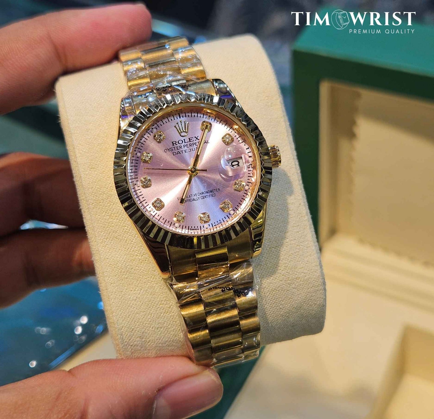 RLX DateJust | Gold Chain | Women's High Grade Watch