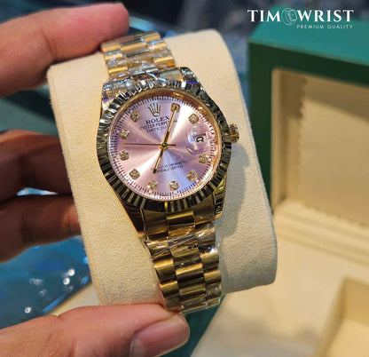 RLX DateJust | Gold Chain | Women's High Grade Watch