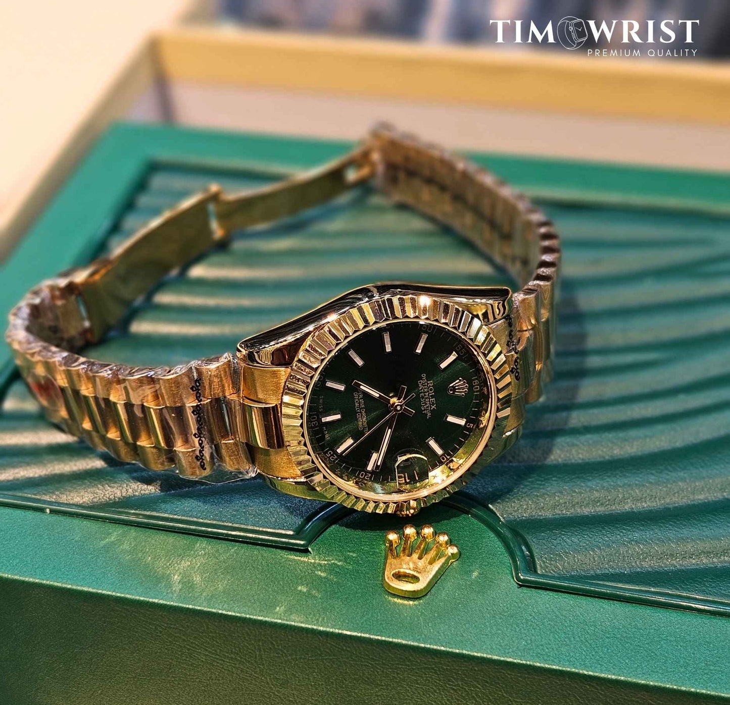 RLX JustDate | Gold Chain | Women's High Grade Watch