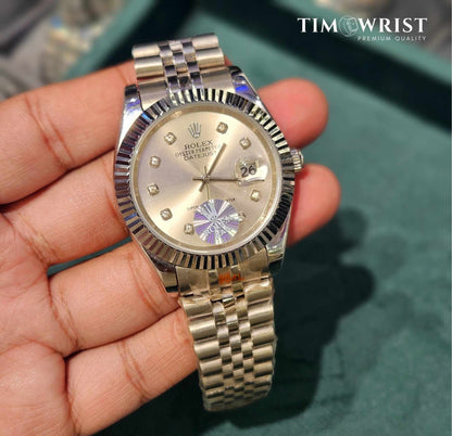 RLX DateJust | Silver Chain | Silver Classic Dial | High Grade Watch