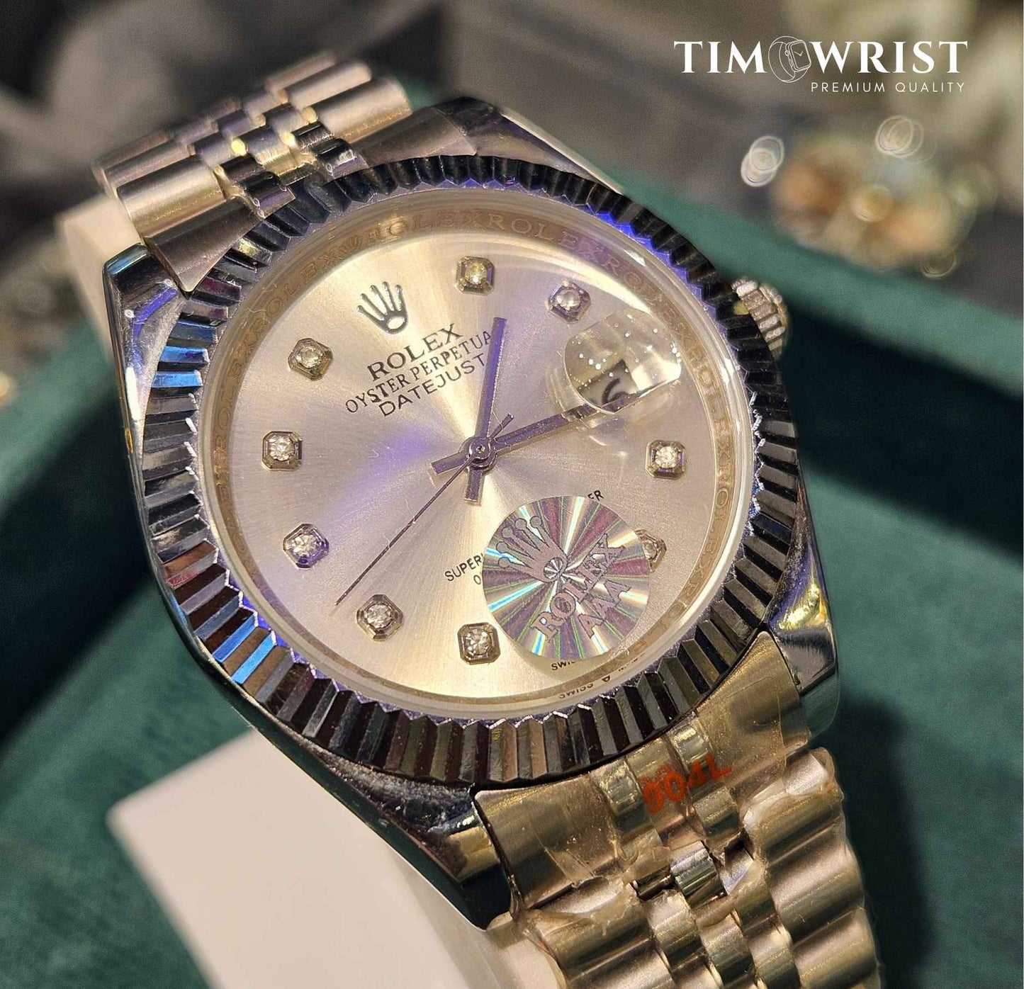 RLX DateJust | Silver Chain | Silver Classic Dial | High Grade Watch