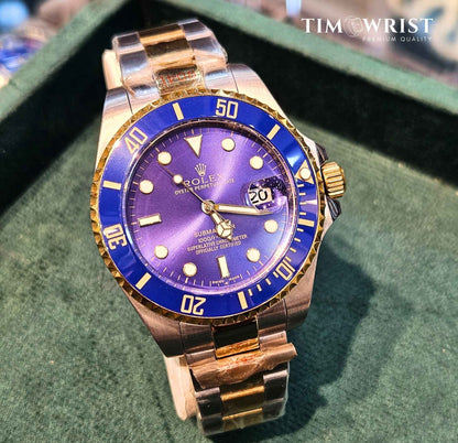 RLX Submariner Automatic 40mm | Two Tone Chain | Blue Dial | High Grade Watch