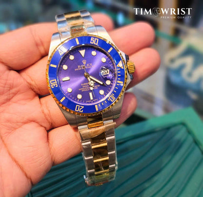 RLX Submariner Automatic 40mm | Two Tone Chain | Blue Dial | High Grade Watch