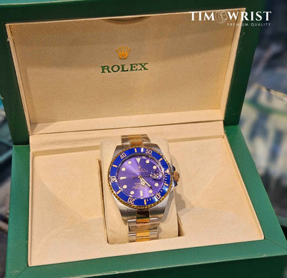 RLX Submariner Automatic 40mm | Two Tone Chain | Blue Dial | High Grade Watch