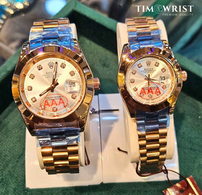 RLX Oyster Perpetual Date Just Luxury Couple's Watch
