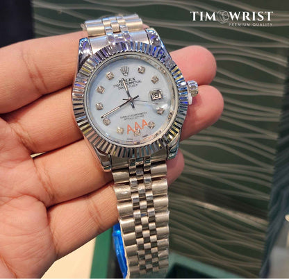 RLX Date Just | Silver Chain | Classic Dial | High Grade Watch