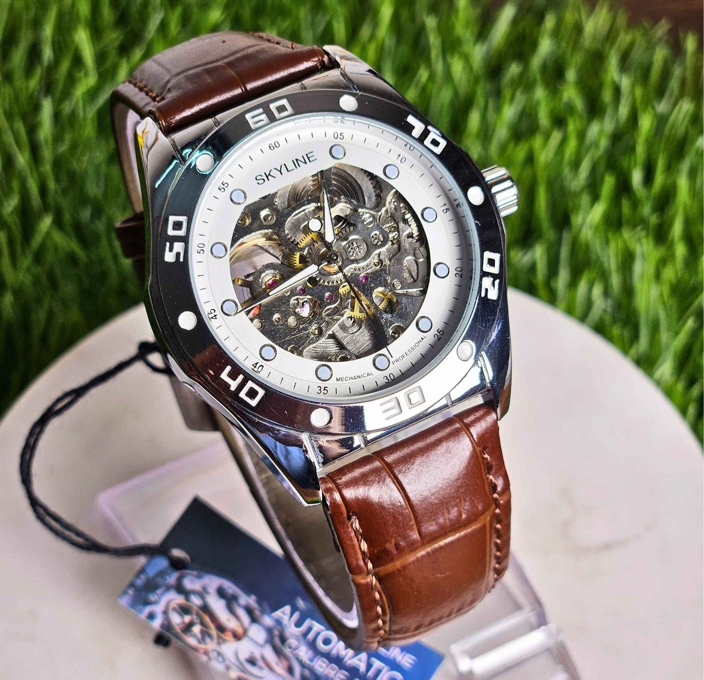 Skyline Automatic (Masterpiece) Swiss Precision Luxury Watch (Black)