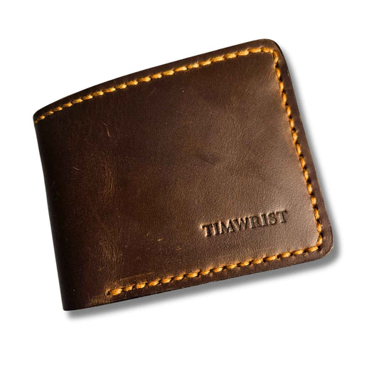 Handmade Genuine Cowhide Crazy Horse Vintage Men's Luxury Wallet