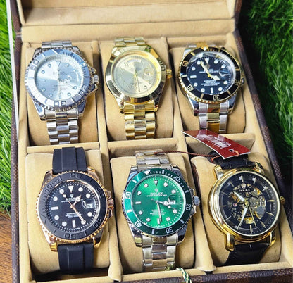 Premium Box set of 06 Luxury Rolex Timepieces