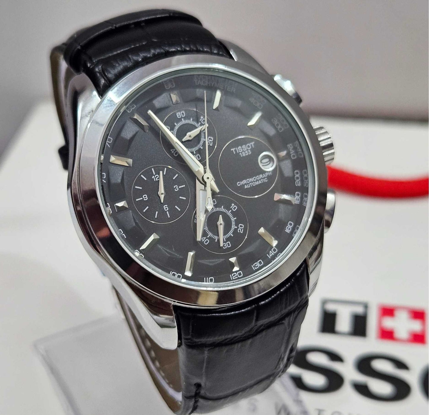 Tissot Chronograph Master Quality Luxury Watch Black - Edition