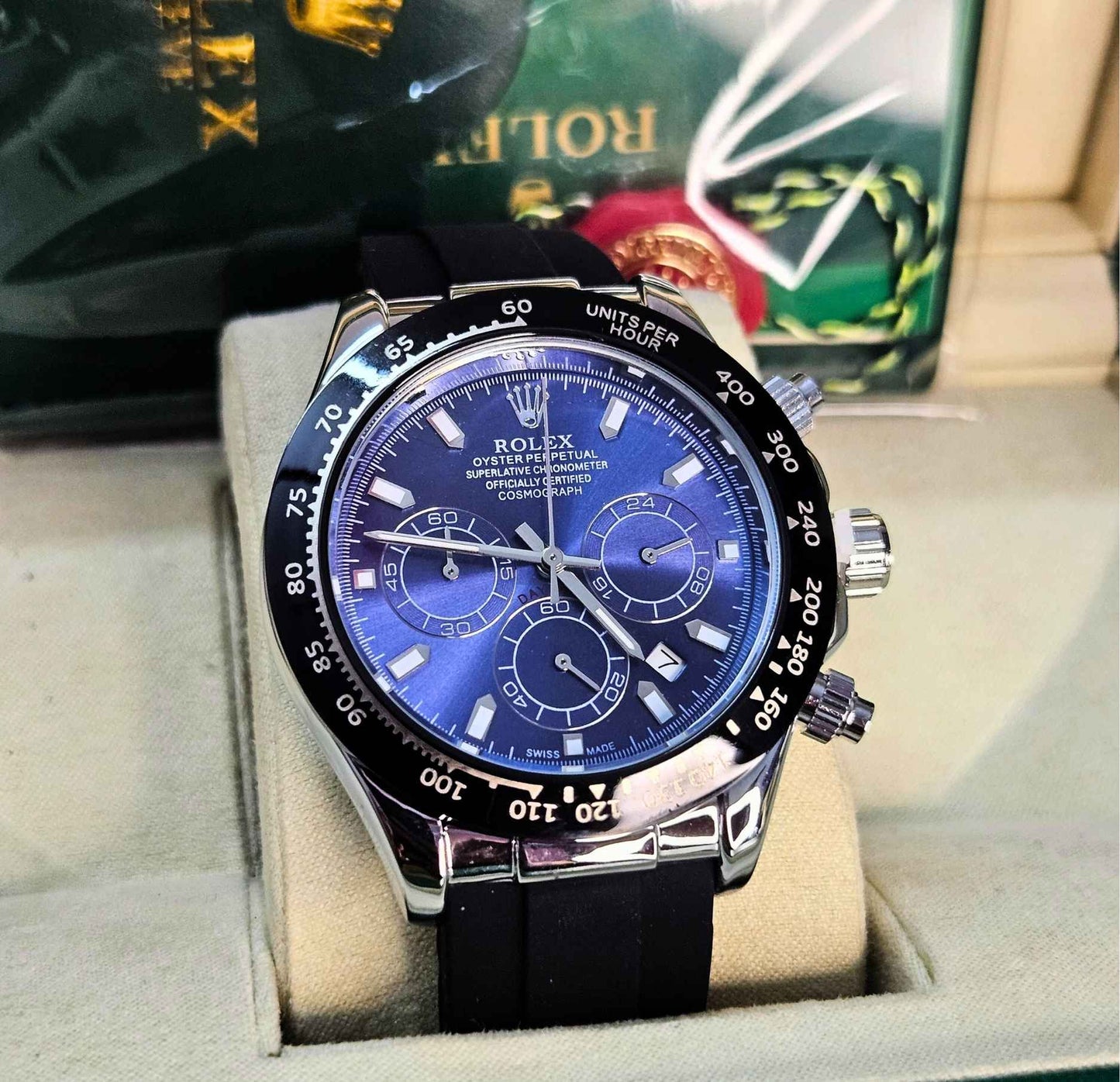 Rolex Cosmograph Daytona Chronograph (Masterpiece) Quality Luxury Blue Edition