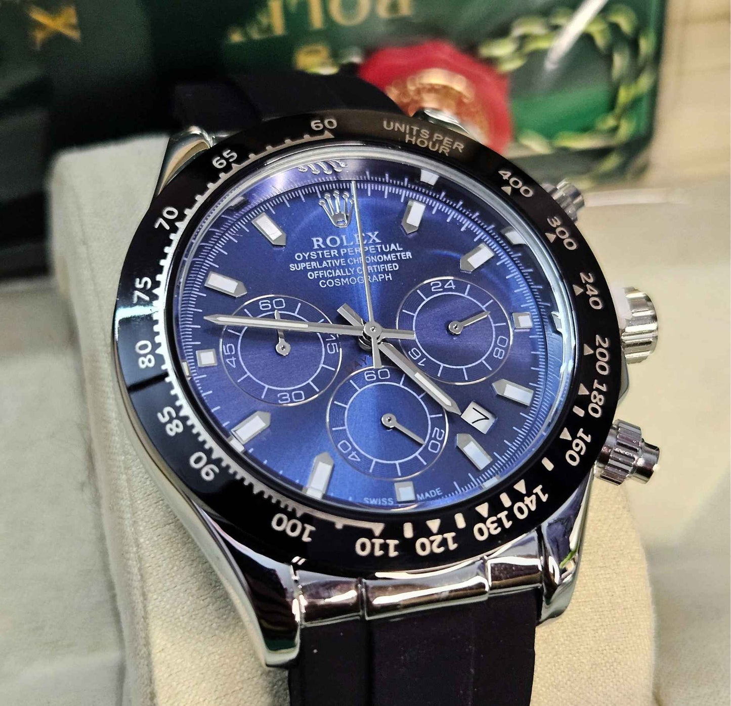 Rolex Cosmograph Daytona Chronograph (Masterpiece) Quality Luxury Blue Edition