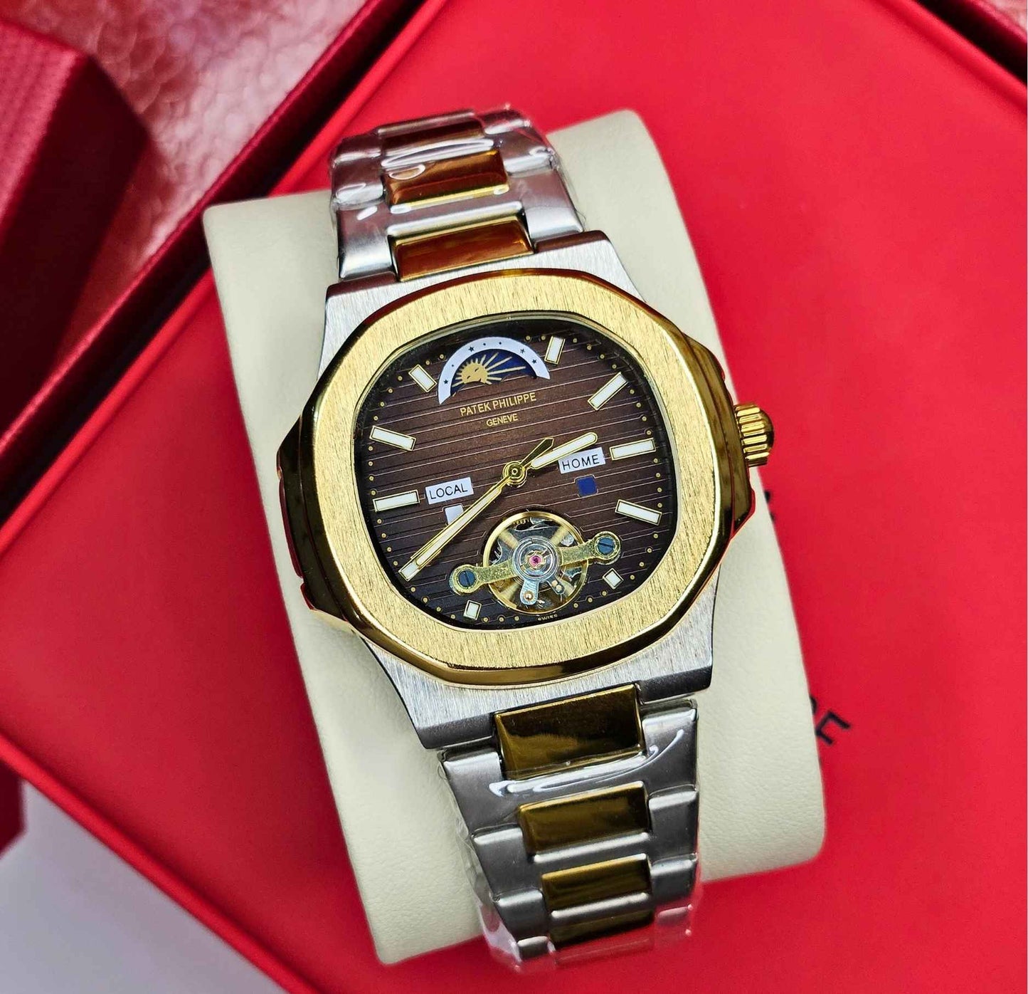 Patek Masterpiece Automatic Watch Day & Night Function Swiss Precision