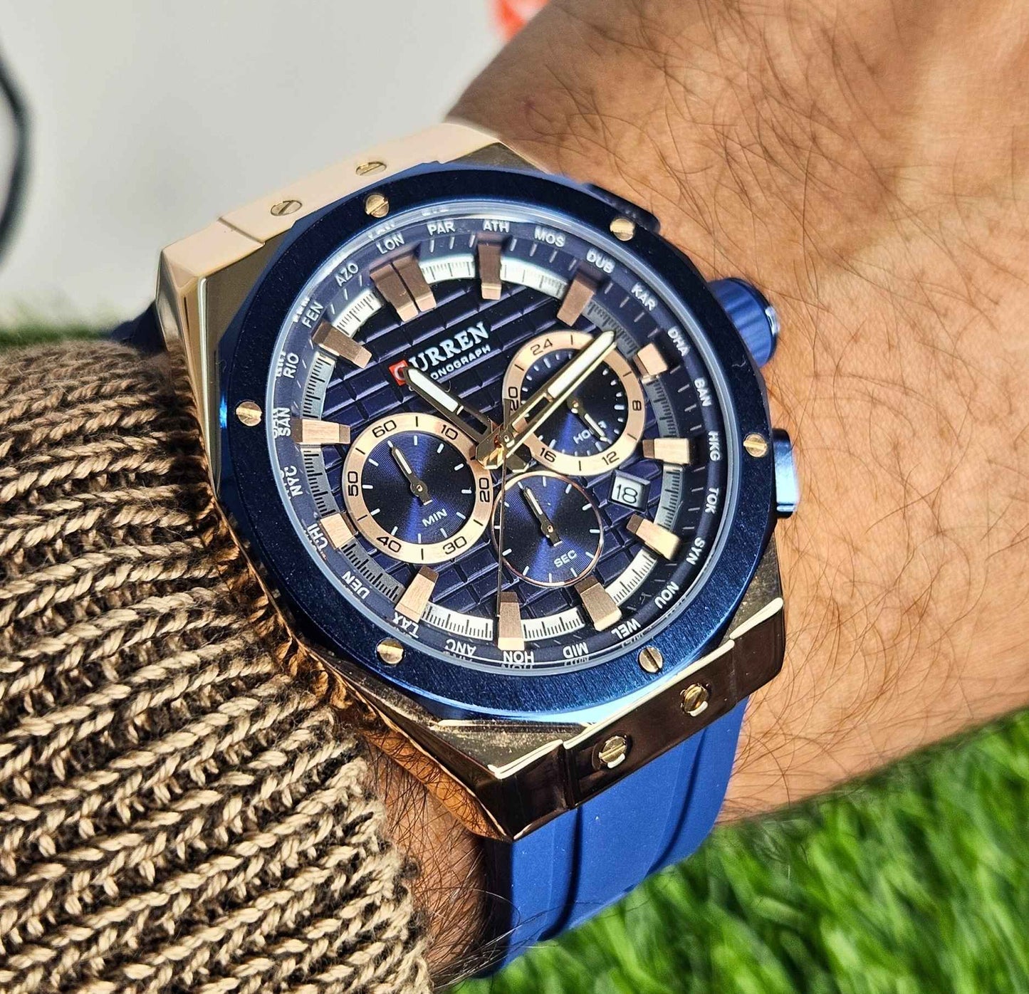 CURREN Chronograph Original Branded Watch Luxury Edition