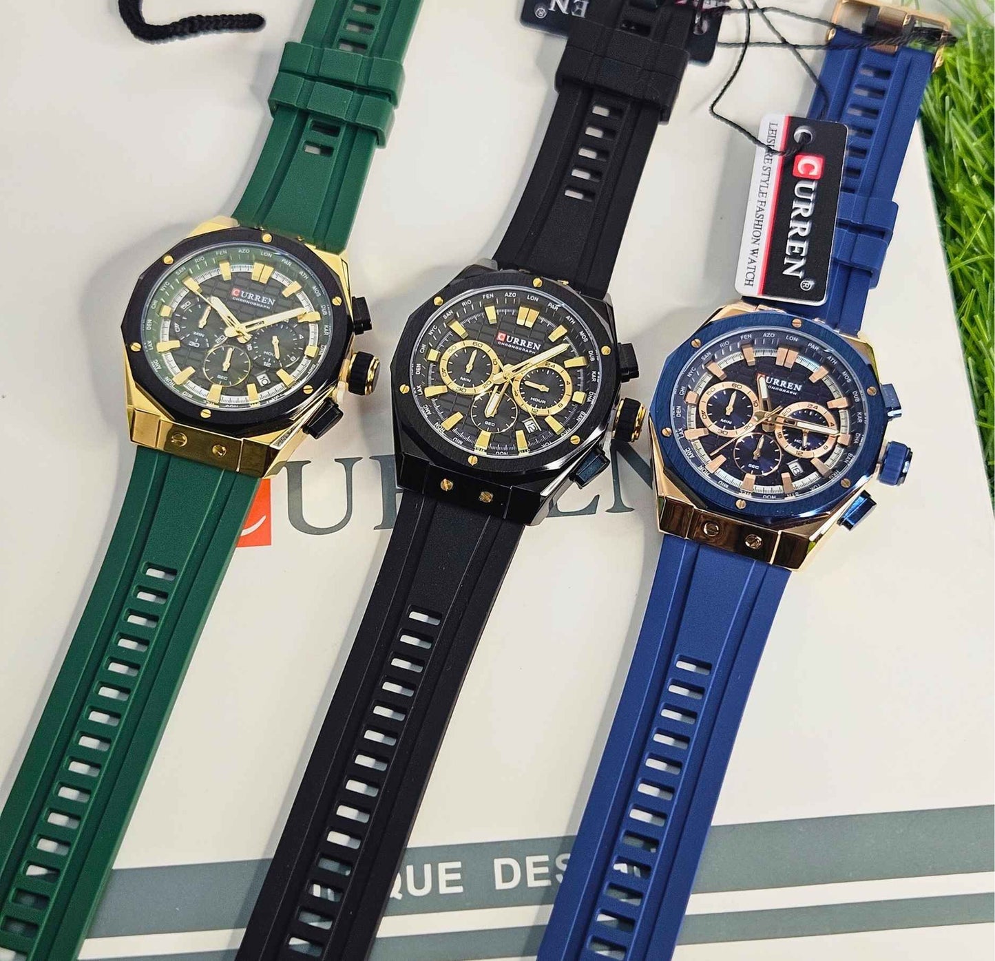 CURREN Chronograph Original Branded Watch Luxury Edition
